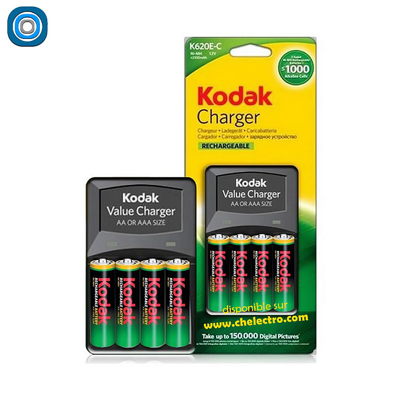 Chargeur + batteries Kodak, Dakar Sénégal