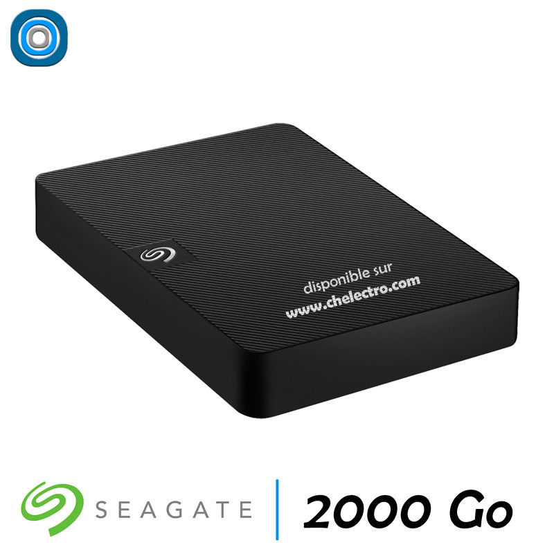 Disque Dur Externe 2To Noir - SEAGATE - DD25SEGATE1T 