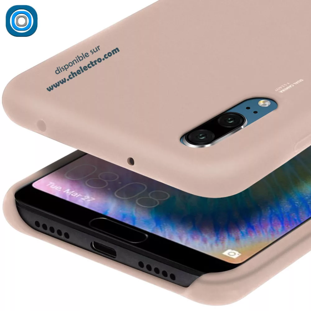 coque huawei p20 pro rose