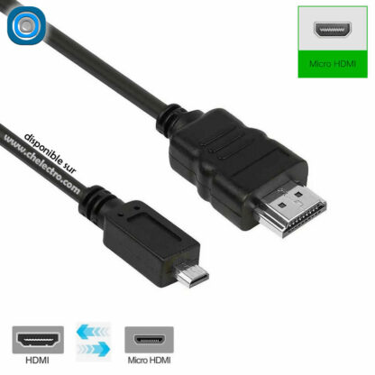 Câble HDMI / micro HDMI 1.4
