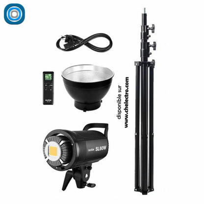Éclairage LED Godox SL60 + trépied – Image 4