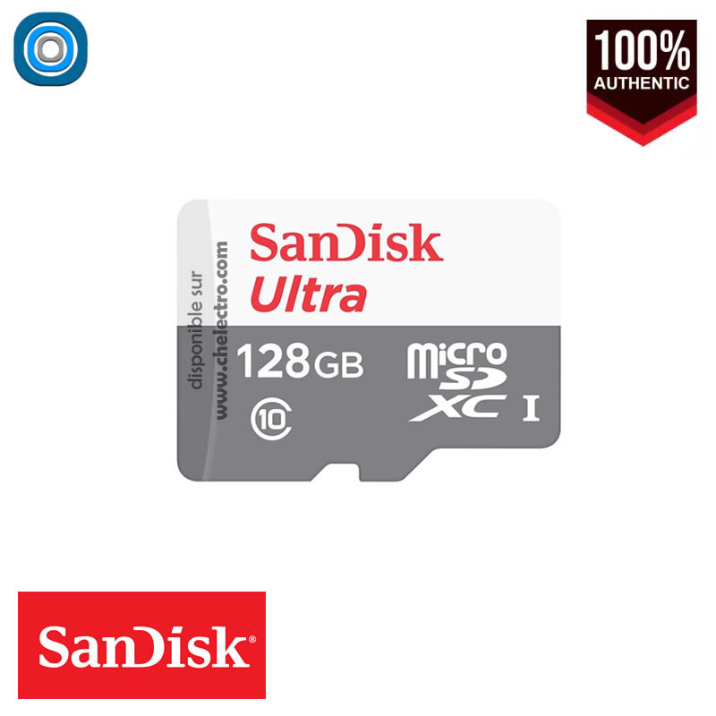 Carte micro SD 128Go Sandisk, Dakar Sénégal