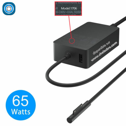 Chargeur Microsoft Surface PRO 65 Watts – Image 2