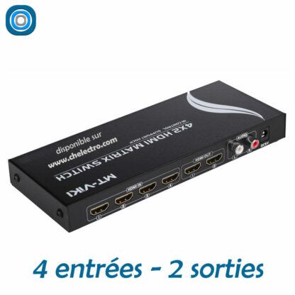 Multiprises Splitter HDMI 4 + 2