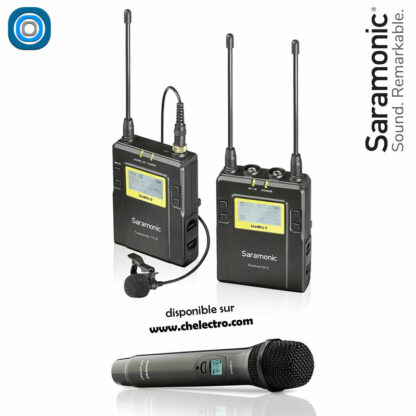 Pack micro-cravate UHF + micro sans fil
