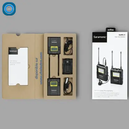 Pack micro-cravate UHF + micro sans fil – Image 2