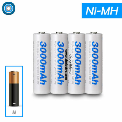 4 piles rechargeables | AA