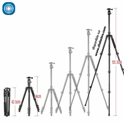 Trépied + monopied PRO | 155cm – Image 4