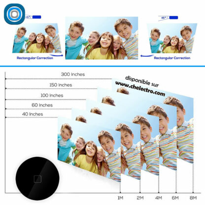 Vidéo projecteur Android LED HD – Image 5