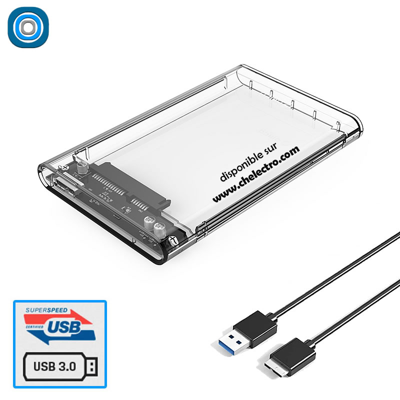 Boitier Disque Dur Orico USB 3.0 (3.5 HDD + SSD SATA III)