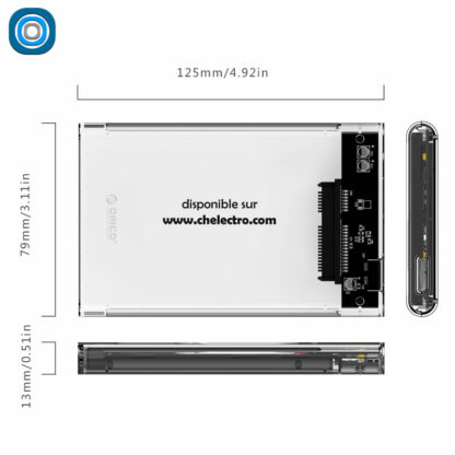 Boitier disque dur USB 3.0 – Image 3