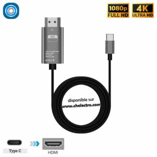 Câble USB-C vers HDMI 4K