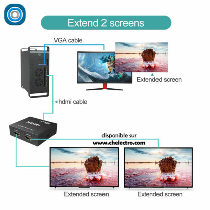 Splitter HDMI 2K4K | 2 sorties – Image 6