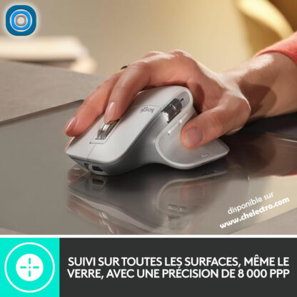 Souris Logitech MX Master 3S | Blanc – Image 3
