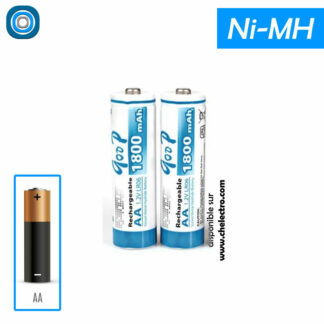 2 piles rechargeables | AA