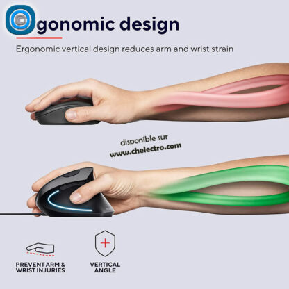 Souris ergonomique verticale | Trust – Image 4