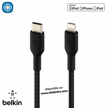 Câble tressé USB-C Lightning | Belkin – Image 2