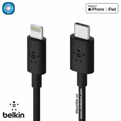 Câble USB-C Lightning | Belkin