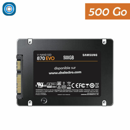 Disque SSD Samsung 870 EVO - 500Go