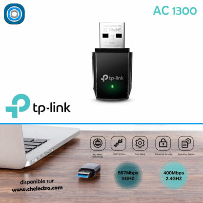Antenne Wi-Fi USB TP-Link / AC1300