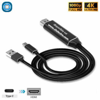 Câble USB-C vers HDMI 4K