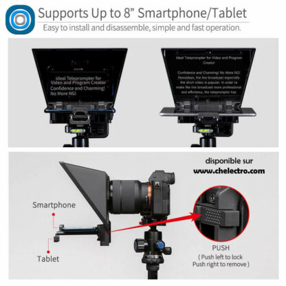 Téléprompteur portable 8 pouces – Image 4