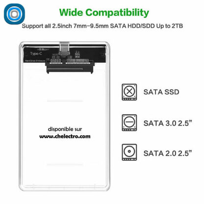 Boitier disque dur USB 3.1 – Image 2