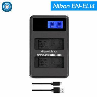 Double chargeur Nikon EN-EL14