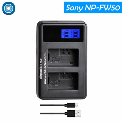 Double chargeur Sony NP-FW50