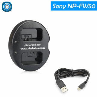 Double chargeur Sony NP-FW50