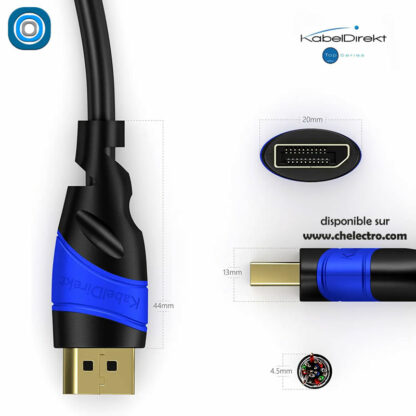 Cable DisplayPort 1.4 | 3m – Image 3
