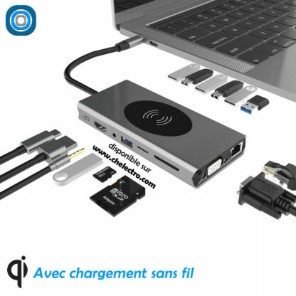 Convertisseur USB-C HDMI | 15 en 1