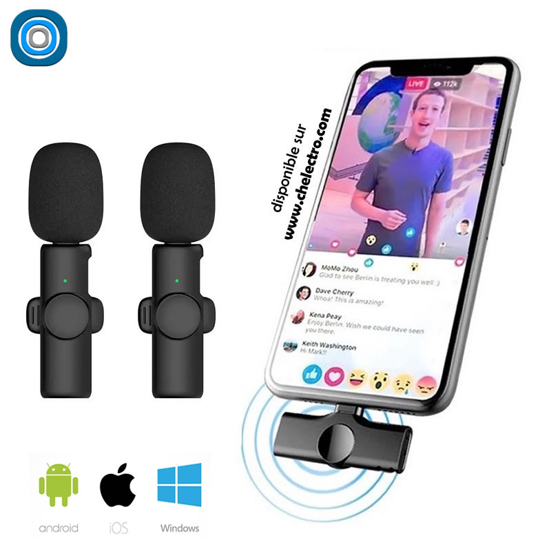 MICRO CRAVATE SANS FIL K60-L / iPHONE - Smartphones à Dakar, Electroménager  à Dakar, Informatique à Dakar et jeux-vidéos à Dakar, Iphone à Dakar