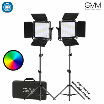 Kit Vidéo LED RGB | GVM 800D