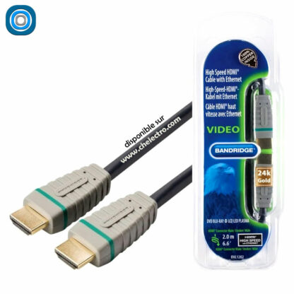 Câble HDMI Bandridge | 2m