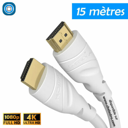 Câble HDMI Premium 2K4K | 15m