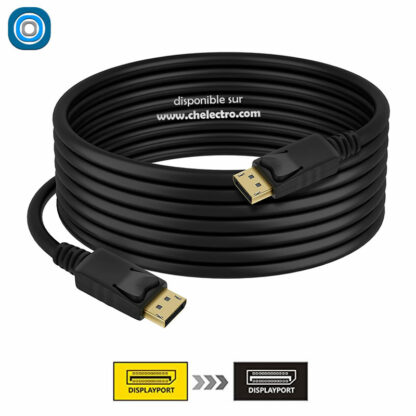 Cable DisplayPort male | 10m