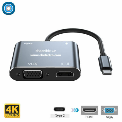 Convertisseur USB-C vers HDMI VGA – Image 3
