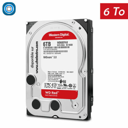 Disque dur 3.5 WD Red - 6To
