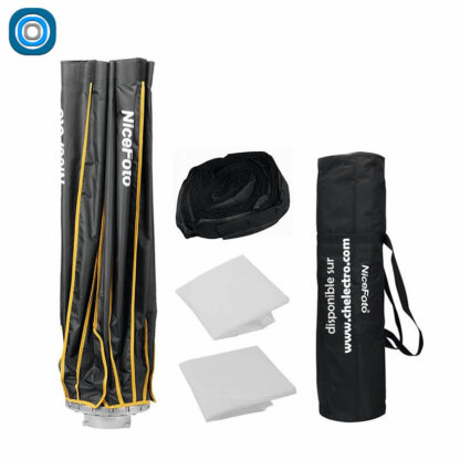 Softbox parabolique NiceFoto LED 120cm – Image 7