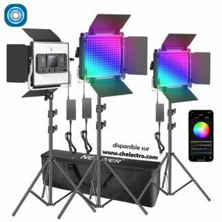 Kit 3 LED RGB | Neewer RGB660