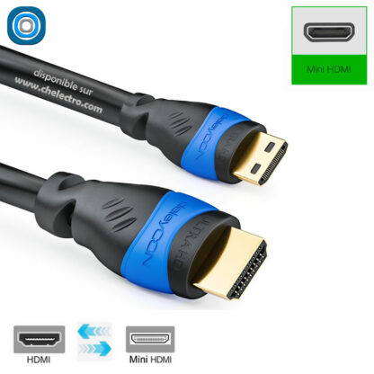 Câble 4K HDMI / mini HDMI | 5m – Image 2