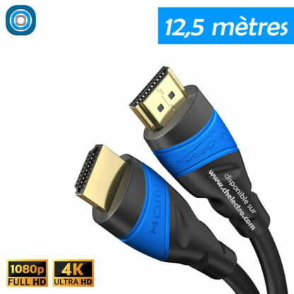 Câble HDMI Premium 2K4K | 12,5m