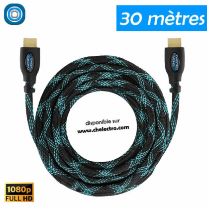 Câble HDMI tressé | 30m