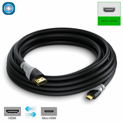 Câble 4K HDMI / micro HDMI | 5m