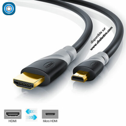 Câble 4K HDMI / micro HDMI | 5m – Image 2