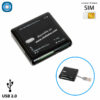 Lecteur de cartes / SIM - USB 2.0