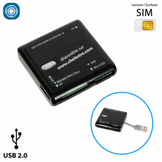 Lecteur de cartes / SIM - USB 2.0