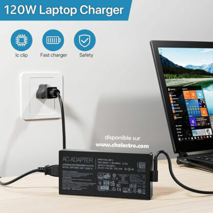 Chargeur Asus gamer | 120 Watts – Image 2