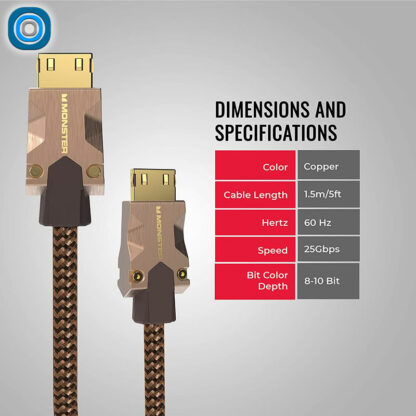 Câble HDMI Monster 2.0 4K | 1,5m – Image 3